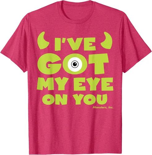 Vista 24 de Disney Pixar Monsters Inc Mike Wazowski Eye On You - Camiseta, Negro, S