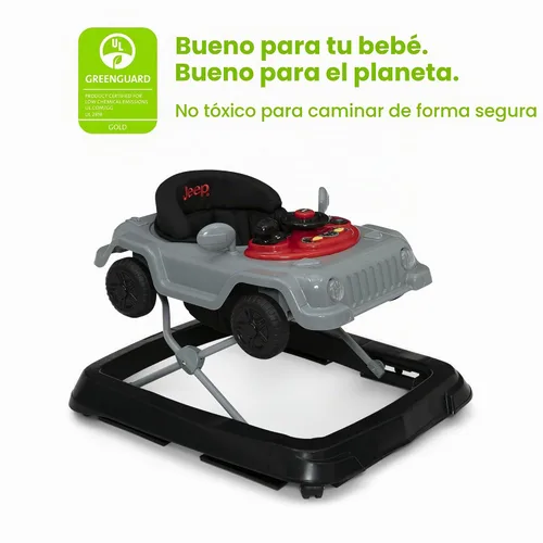 Vista 6 de Andador de actividades Jeep Wrangler de Delta Children, color gris