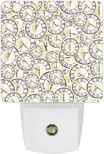 Vista 17 de Luces nocturnas decorativas enchufables a la pared, lámpara LED para niños, sensor de atardecer a amanecer, estrella de copo de nieve de Navidad