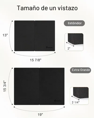Vista 5 de StrongTek 2-in-1 Foam Balance Pad and Kneeling Pad, 15.8 or 19 in Sizes L-negro