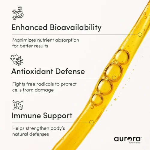 Vista 5 de Aurora Nutrascience - Vitamina C líquida liposomal, suplemento de apoyo inmunológico saludable para adultos, sin azúcar, 3000 mg por porción