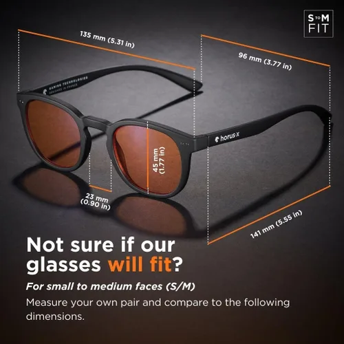 Vista 3 de Horus X • Blue Light Glasses Men Women Blue Light Blocking Glasses For Screen Anti-Fatigue & Eye Migraine Urban V3