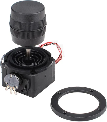 Vista 2 de 3-Axis Joystick Potentiometer R300B-M2 5K 3D Security Yuntai Control Ball Machine Keyboard Monitor Joystick