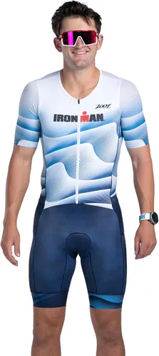 Vista 10 de Zoot LTD Tri Aero Fz - Traje de carreras para hombre, manga corta, aerodinámico, ciclismo, carrera, natación, ciclismo, correr, tri, con bolsillos
