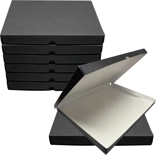 Vista 37 de Lineco Caja de almacenamiento de folio de archivo. Caja de almacenamiento con borde de metal, tapa de concha. 9.5 x 12.5 x 1.75 pulgadas.