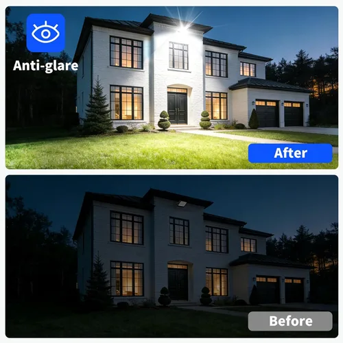 Vista 7 de Luces de inundación de 120 W para exteriores, luz de seguridad LED más brillante de 14400 lm con enchufe, impermeable IP66, reflector de luz diurna