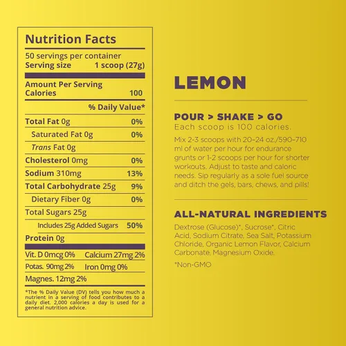 Vista 5 de Complejo de nutrición y resistencia de Tailwind, Tailwind Nutrition, Lemon, 1, 1