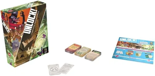Vista 4 de Juego de cartas Timeless Adventures: aventura cooperativa inspirada en la sala de escape, divertido juego familiar para niños y adultos, a partir