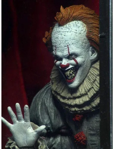 Vista 2 de NECA It Capítulo 2 2019 Pennywise Ultimate Figura de acción de 7 pulgadas