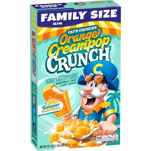 Vista 10 de Cap'n Crunch Cereales, paquete variado de 3 sabores, cajas de tamaño grande, (paquete de 4)