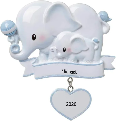 Vista 8 de Adorno personalizado para la primera Navidad del bebé, adorno de la primera Navidad del niño 2025, adornos de bebé para árbol de Navidad, mi primera