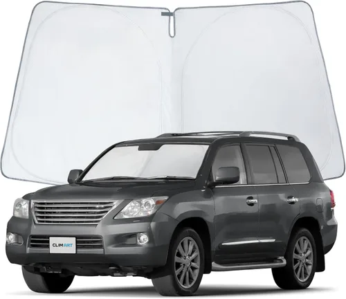 Vista 13 de CLIM ART Parasol para parabrisas para BMW X3 2018-2024, parasol plegable de ajuste personalizado, protector solar del vehículo, cubierta