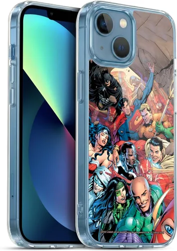 Vista 127 de Head Case Designs Funda de gel con licencia oficial de la Liga de la Justicia DC Comics #10 Darkseid War Comic Book Cover
