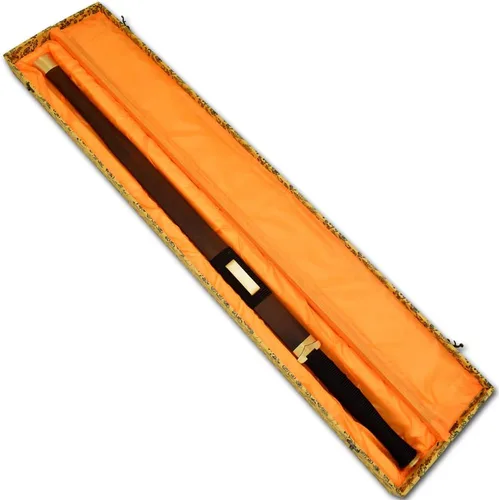 Vista 7 de Snake Eye presenta la espada katana samurái tradicional hecha a mano forjada a mano con soporte de exhibición y caja