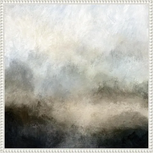 Vista 14 de Amanti Art Dan Hobday - Lienzo enmarcado para pared, 16 x 16 pulgadas, niebla de lago por Dan Hobday, lienzo enmarcado para pared, arte abstracto