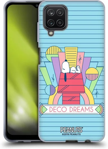 Vista 182 de Head Case Designs Snoopy Deco Dreams - Funda de gel con licencia oficial de Peanuts Blue Pattern [protección de grado militar] compatible con Google