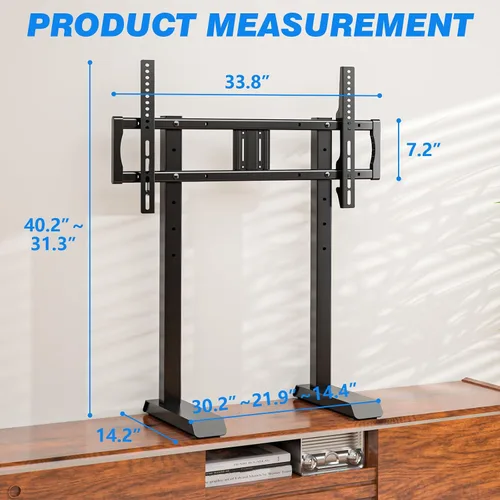 Vista 6 de Rfiver - Soporte universal giratorio para TV con soporte para televisores LCD LED
