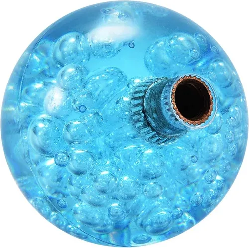 Vista 3 de uxcell Joystick Ball Top Handle Rocker Cabeza Redonda Arcade Juego DIY Piezas Reemplazo Cristal Azul
