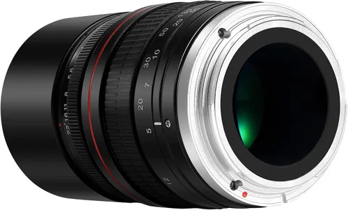 Vista 3 de JINTU 135mm f/2.8 Lente teleobjetivo de enfoque manual para cámaras SLR Canon EOS T7i T7s T7 T6s T6i T6 T5i T5 SL2 SL1 4000D 2000D 5D IV 90D 60D 70D