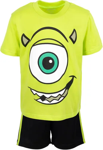 Vista 5 de Disney Winnie the Pooh Lion King Pixar Monsters Inc. Toddler Boys T-Shirt and Mesh Shorts Outfit Set Toddler to Big Kid