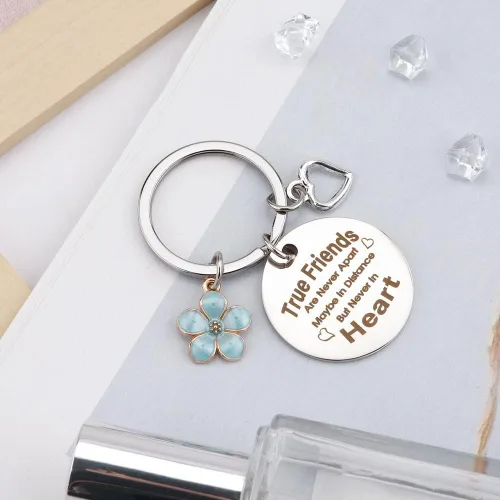 Vista 3 de Best Friend Friendship Gifts for Women Keychain, Birthday Gifts for Women Friendship, Graduation Gifts for Friends