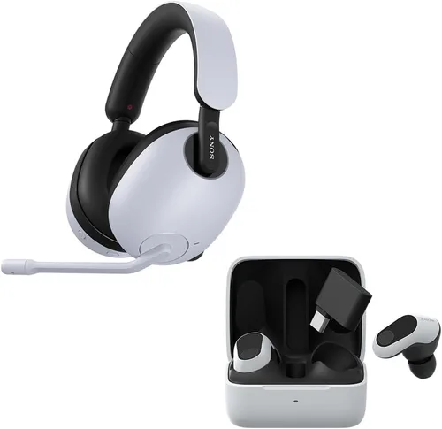 Vista 14 de Auriculares para juegos Sony INZONE H9, auriculares Bluetooth inalámbricos con cancelación de ruido y micrófono, sonido espacial 360, para PC y PS5