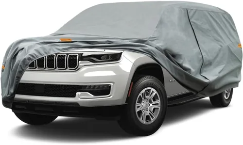 Vista 130 de Kayme Funda de Coche de Servicio Pesado Impermeable para Todo Tipo de Clima, Ajuste Personalizado para Tesla Model S, Cubierta Exterior Completa