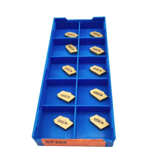 Vista 8 de GBJ 10 piezas SP200 GTN-2 ranurado de corte de insertos de carburo para SPB26-2 SPB32-2 Hoja ranurado herramienta de ranurado herramienta de placa