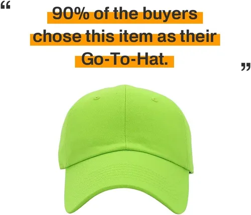 Vista 5 de Original Classic Trucker Low Profile Hat Men Women Baseball Cap Dad Hat Adjustable Unconstructed Plain Cap