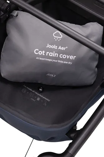 Vista 4 de Joolz AER+ - Funda de lluvia para cuna, resistente al viento y al agua, accesorio para cochecito de invierno, protector transparente de viaje