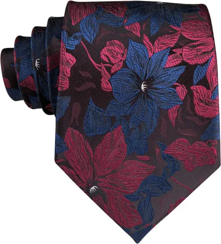 Vista 15 de Dubulle Corbata tejida de cachemira para hombre y gemelos de pañuelo para hombre, conjunto de gemelos para boda formal y negocios