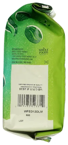 Vista 6 de Whole Foods Market, Organic La Mesa Café molido tostado medio ligero, cacao, almendras, caramelo y limón, 12 onzas