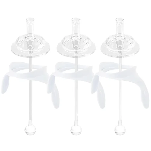 Vista 7 de Kit de conversión de vasos con boquilla para biberones anticólicos de Philips Avent, parte superior de popote suave y kit de transición con pajita