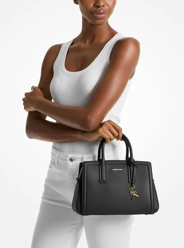 Vista 4 de Michael Kors - Laila, bolso pequeño para mujer Herrajes dorados/Negro