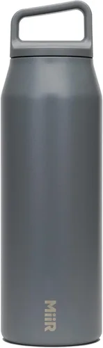 Vista 21 de MiiR Botella de agua de boca ancha - Botella de agua aislada de 20 onzas en acero inoxidable con aislamiento al vacío de doble pared, diseño a