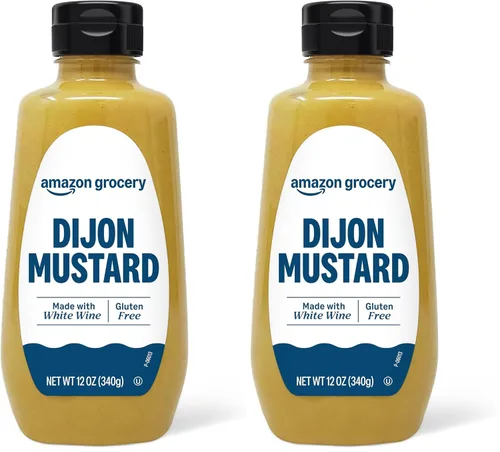 Vista 8 de Amazon Grocery, mostaza Dijon, 12 onzas (anteriormente Happy Belly, el embalaje puede variar)