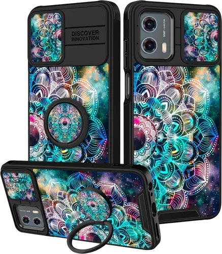 Vista 101 de Funermei Funda para Moto G Stylus 5G 2022, funda para teléfono con diseño de calavera de esqueleto para mujeres y niñas, diseño gótico, Como