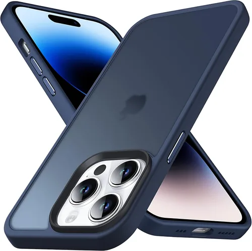 Vista 19 de Anqrp Funda diseñada para iPhone 11 azul [compatible con carga inalámbrica], [tacto sedoso] Funda delgada de silicona suave antiarañazos para iPhone