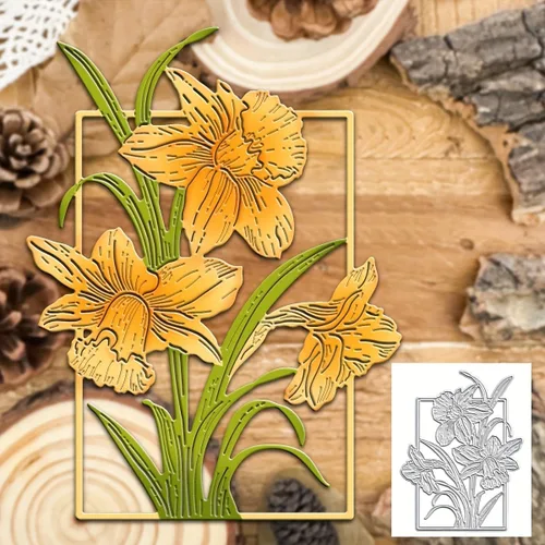 Vista 14 de Lapoo Troquel de Corte de Metal de Flores para Álbumes de Recortes - Plantillas de Corte Duraderas para Álbumes de Recortes DIY, Álbumes de Fotos
