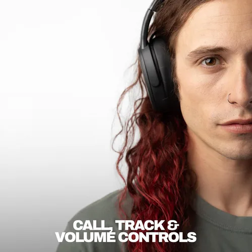 Vista 5 de Skullcandy Crusher - Auriculares inalámbricos Bluetooth con graves multisensibles, aislamiento de ruido, ajuste sobre la oreja, hasta 50 horas