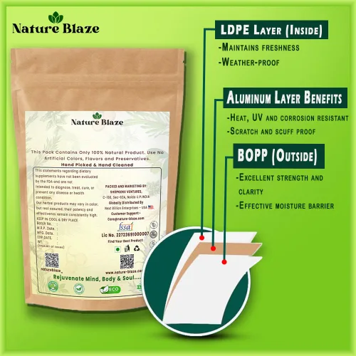 Vista 4 de Nature Blaze Amla en polvo natural (7.05 oz/7.0 onzas, polvo Awla)