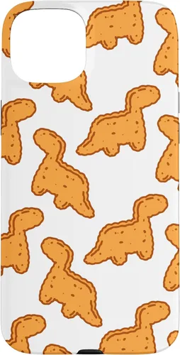 Vista 9 de Cute Dino T-Rex Chicken Nugget Funny Tyrannosaurus Case para iPhone 17