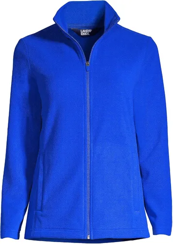 Vista 5 de Lands' End Chaqueta de forro polar con cremallera completa para mujer Royal Cobalt Regular XL (500872), Azul