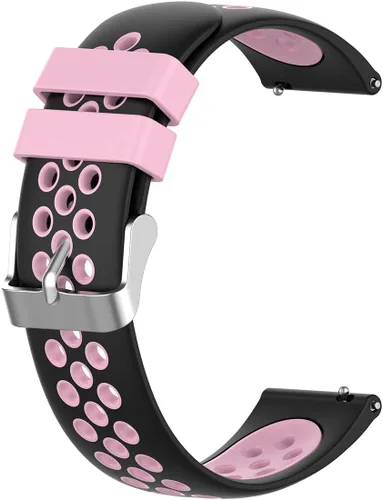Vista 5 de FitTurn Bandas de liberación rápida con agujero transpirable de 0.787 in compatibles con Garmin Approach S40/Forerunner 245 645 165