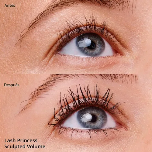 Vista 6 de Máscara de pestañas con efecto de pestañas falsas Lash Princess, Máscara de pestañas impermeable Lash Princess, Máscara de pestañas con volumen