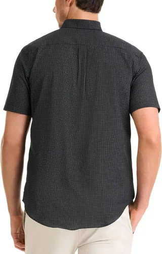 Vista 2 de Van Heusen Camisa de manga corta sin arrugas con botones para hombre