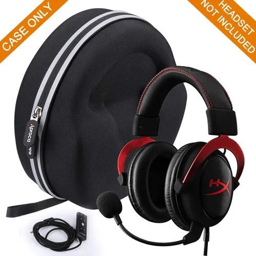 Vista 4 de Aproca Funda rígida de viaje para auriculares HyperX Cloud II Gaming