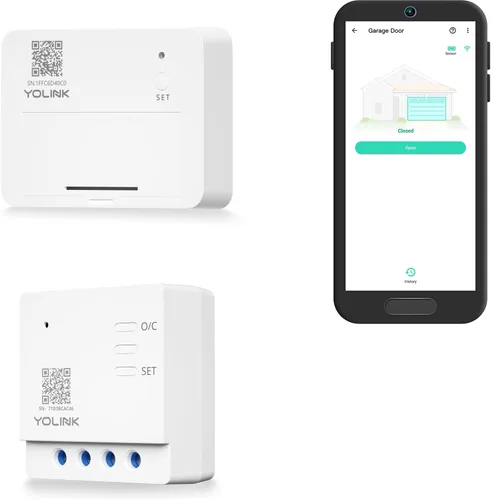 Vista 10 de YoLink Controlador de Puerta de Garaje - Control Remoto para Abridor de Puerta de Garaje Existente, Controlador de Operador de Puerta de Garaje