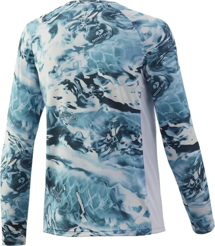 Vista 2 de HUK boys unisex-child Pursuit Camo Shirt Kid's Long Sleeve Performance Shirt