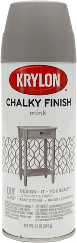 Vista 6 de Krylon K04104007 Pintura en aerosol de acabado mate, gris anvil, 12 onzas